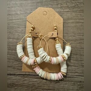 White and Pink Jewelry Set